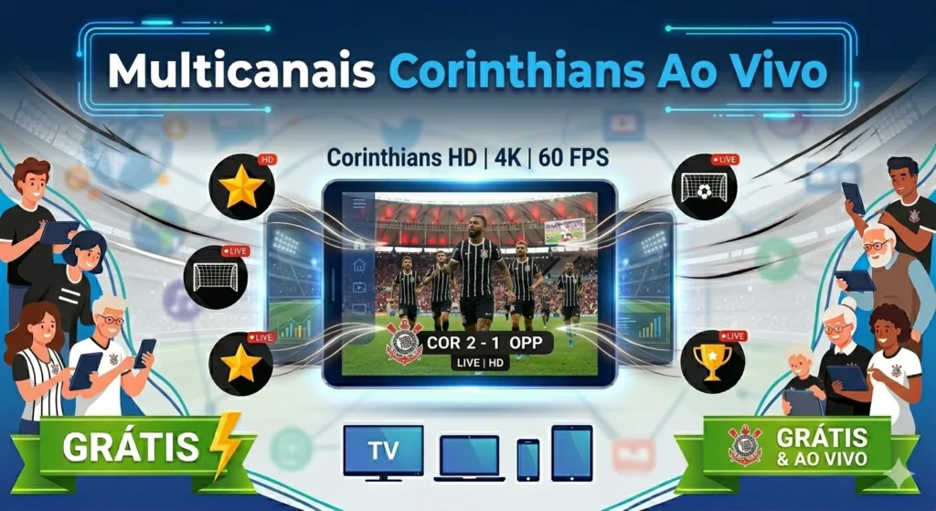multicanais corinthians ao vivo