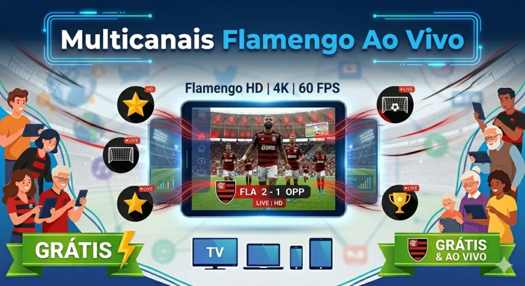multicanais flamengo ao vivo