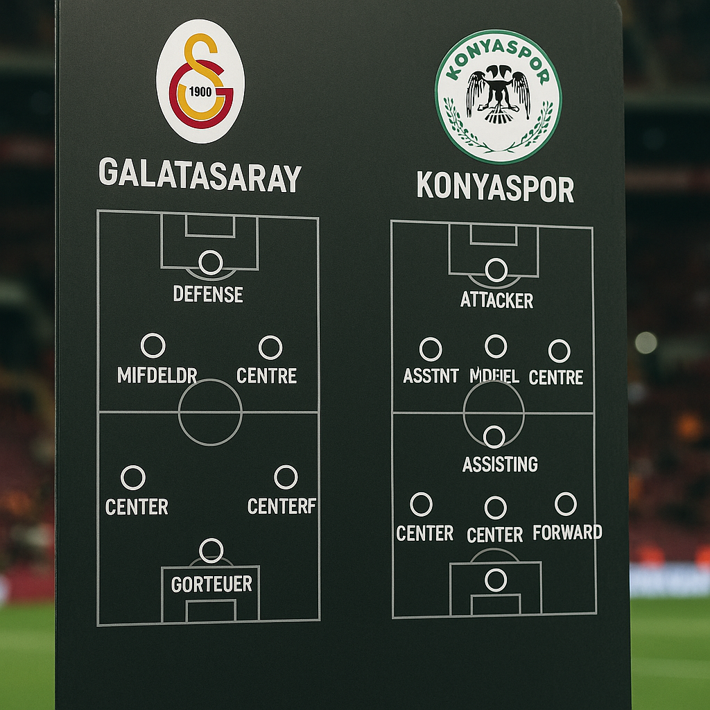 escalações de galatasaray x konyaspor - imagem ilustrativa